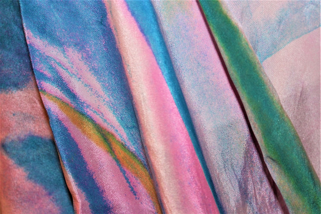 Photo Colorful scarf
