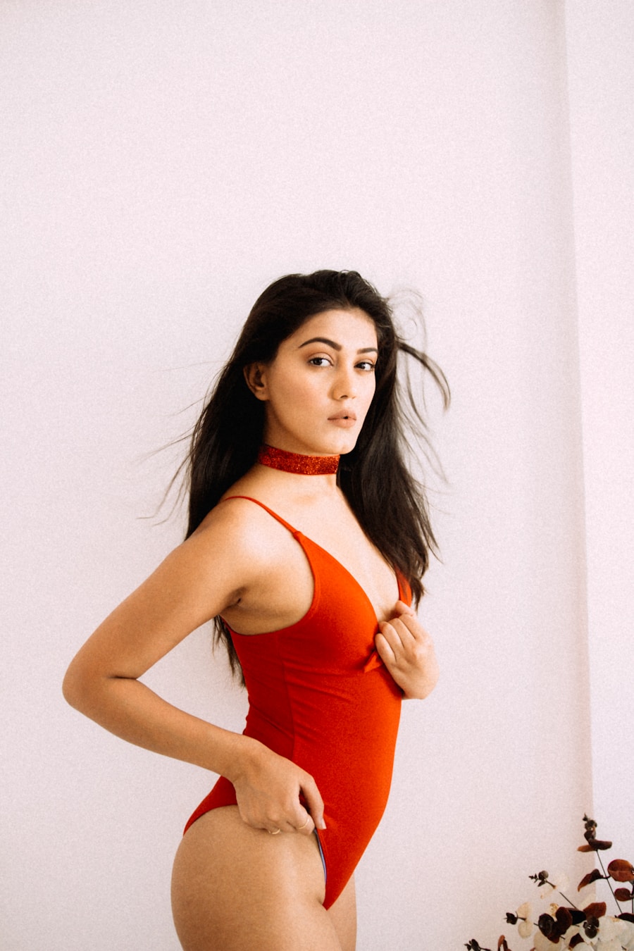 Photo red dress